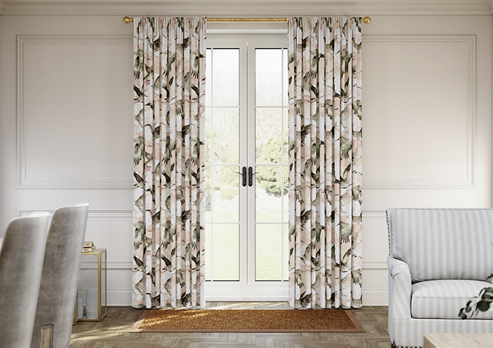 Flyway, Blush - Made to Measure Curtains - Image 3
